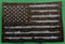 Real Gray Suede Distressed American Flag Patch  2"x3"