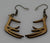 Birch Deer Antler Earrings! Made in Montana!