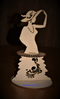 Lady in Vintage Dress and Hat Centerpiece Napkin Holder! Made in Montana!