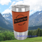 Montana Theme Polar Camel Laser Engraved Rawhide Wrapped 20oz Tumbler!